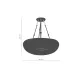 Suspensie BUTTON 8172(864) Amplex, E27, Auriu, Polonia