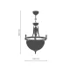Candelabru CORDOBA I 8184(193) Amplex, E27, Auriu, Polonia