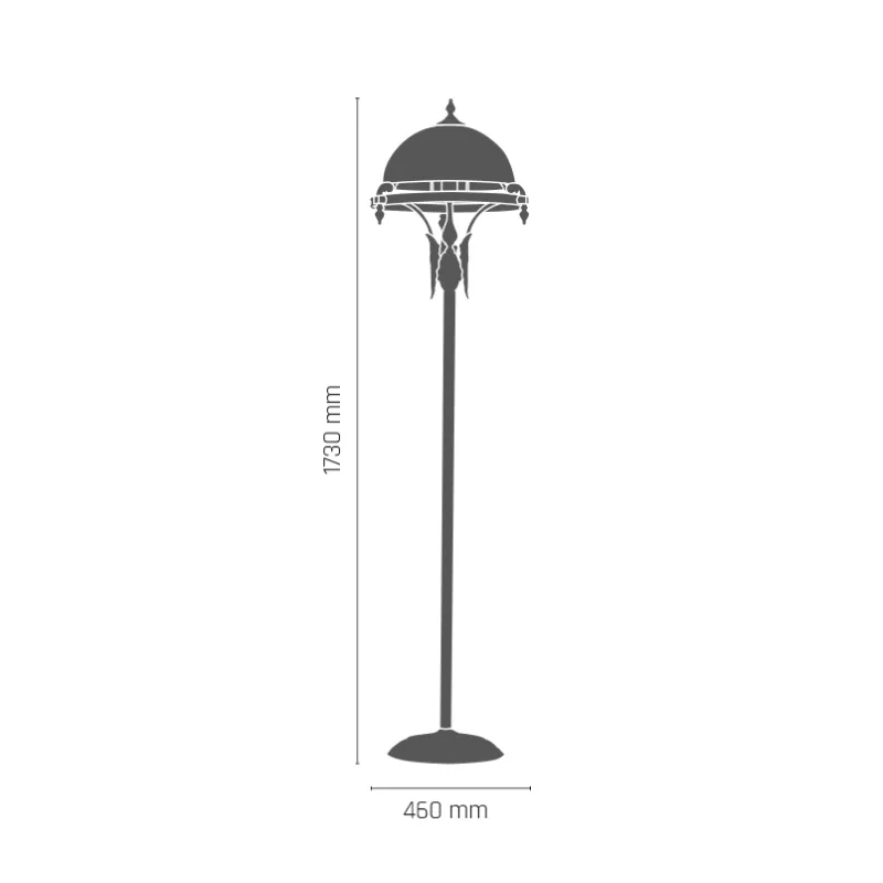 Lampadar CORDOBA II 8213(471) Amplex, E27, Auriu, Polonia