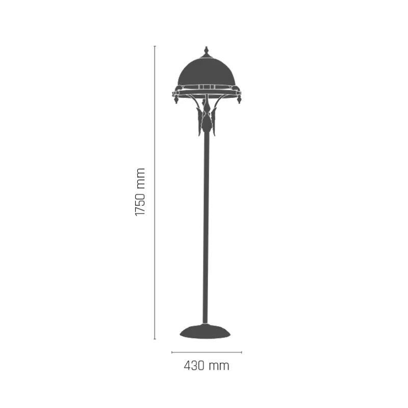 Lampadar CORDOBA I 8201(460) Amplex, E27, Auriu, Polonia
