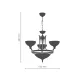 Candelabru CORDOBA I 8189(456) Amplex, E27, Auriu, Polonia