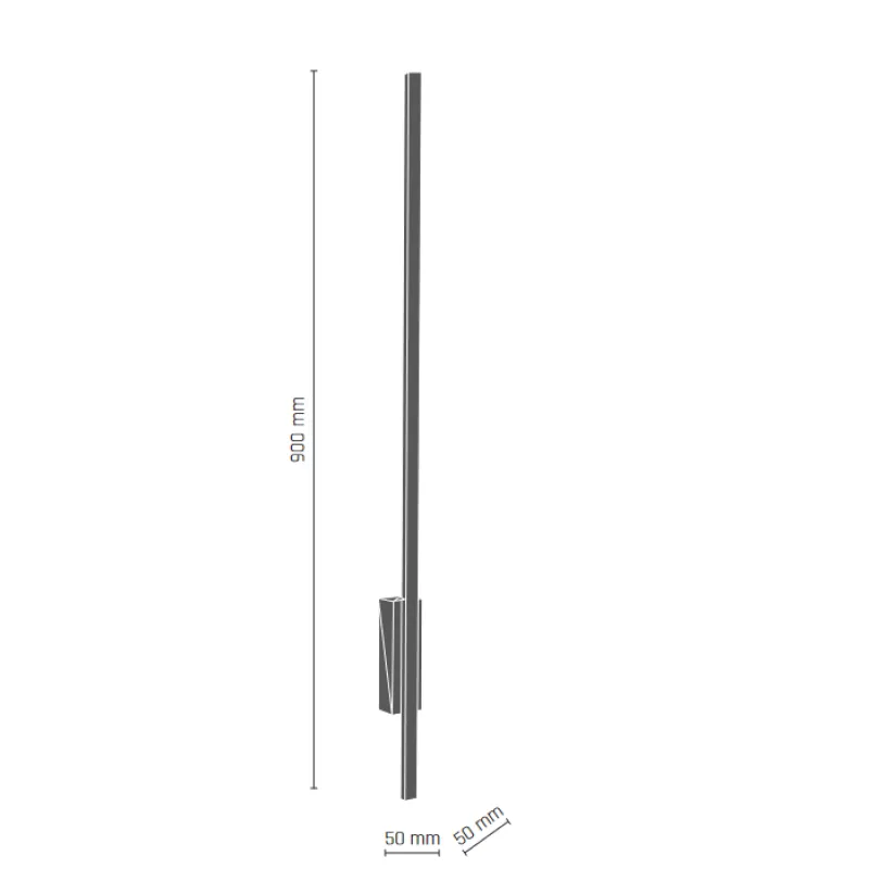 Aplica EBORA 8241(0645) Amplex, LED, Negru, Polonia