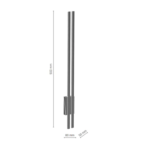 Aplica EBORA 8243(0646) Amplex, LED, Negru, Polonia