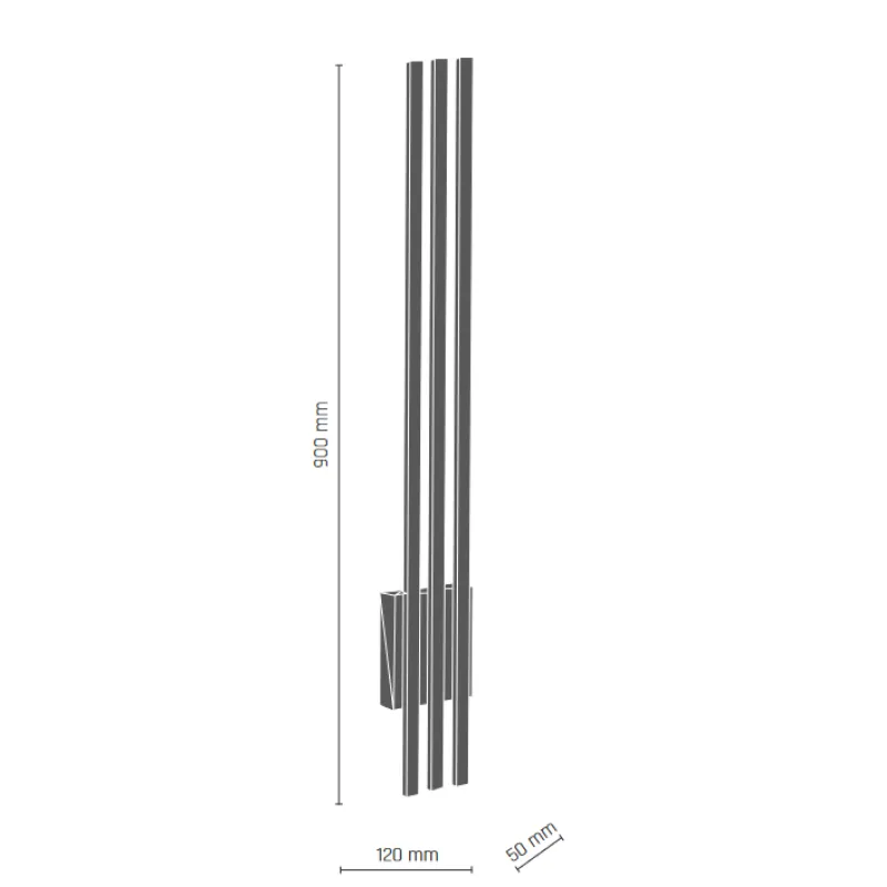 Aplica EBORA 8245(0647) Amplex, LED, Negru, Polonia