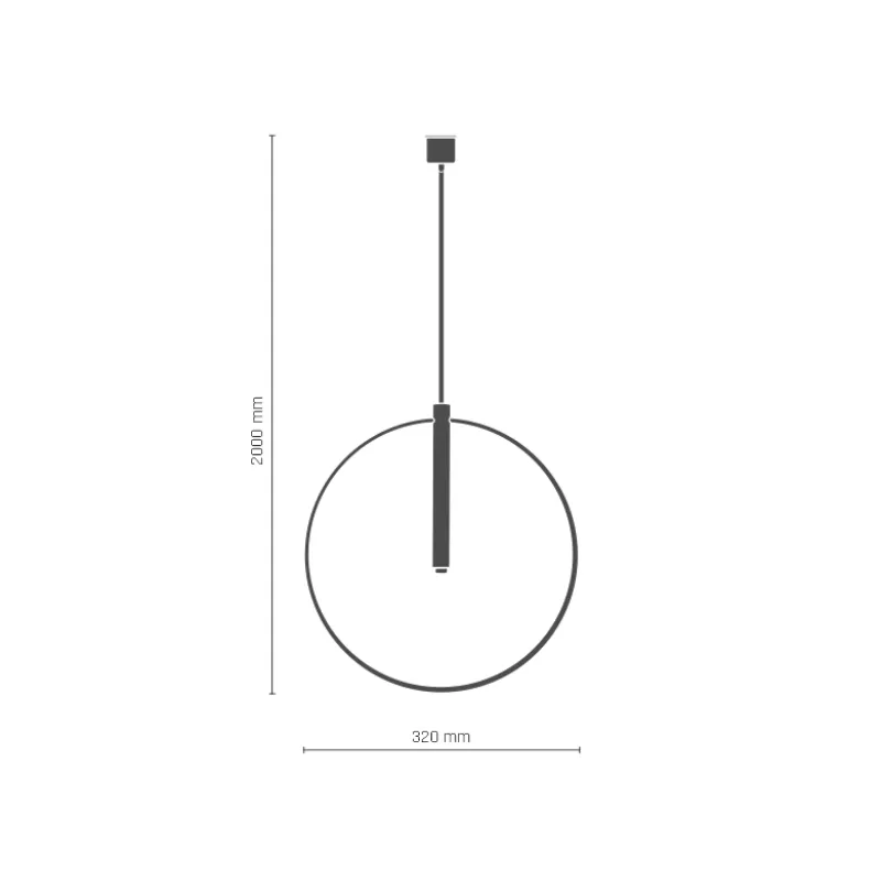 Pendul FARO 8290(0553) Amplex, G9, Negru, Polonia