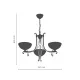Candelabru GRANADA 8313(240) Amplex, E27, Auriu, Polonia