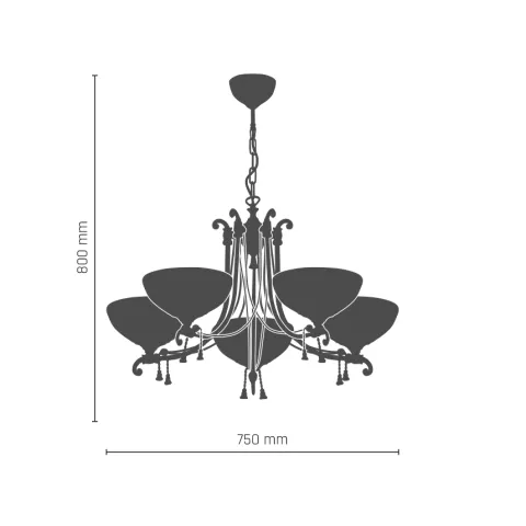Candelabru GRANADA 8316(486) Amplex, E27, Auriu, Polonia