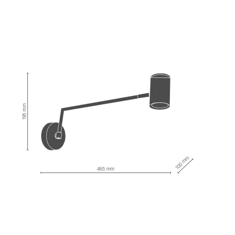 Aplica LAGARES 8345 Amplex,  Auriu, Polonia