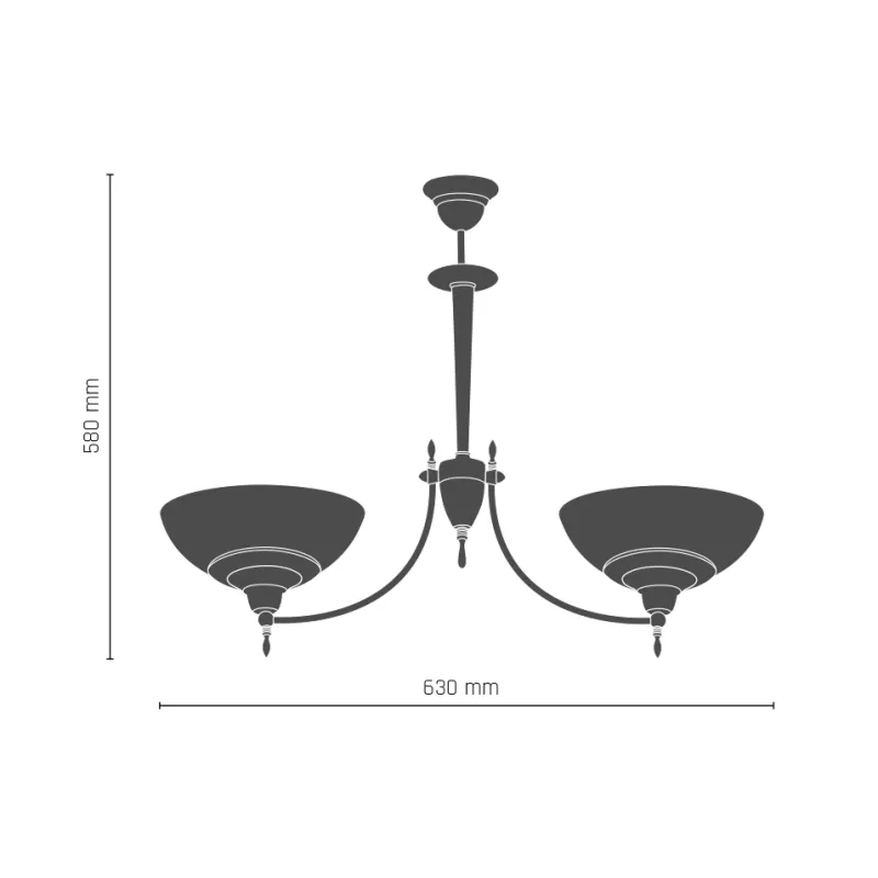 Candelabru ONYX OPAL 8763(331) Amplex, E27, Auriu, Polonia