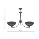 Candelabru ONYX OPAL 8763(331) Amplex, E27, Auriu, Polonia